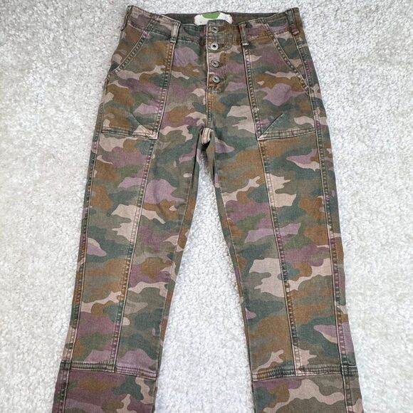 Anthropologie Jefferson Slim Camo Utility Pants - Picture 6 of 9